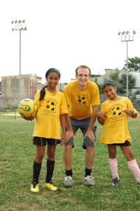 Jim with players 2011