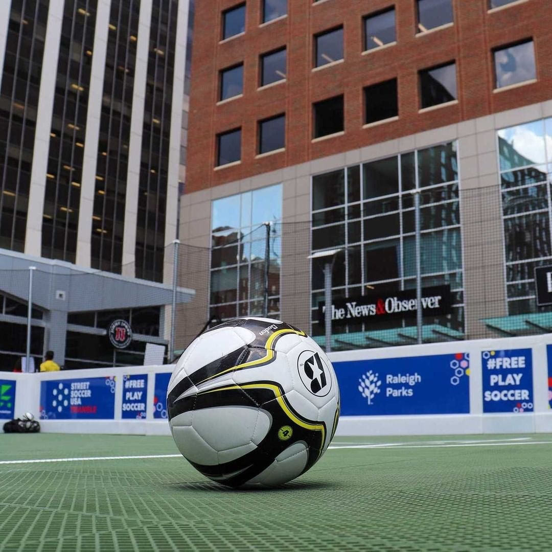 Street Soccer USA brings popup pitch to Raleigh as Part Of A Free Play