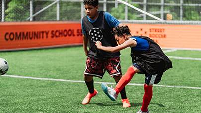 Street Soccer School Leagues, In School, and After School programs