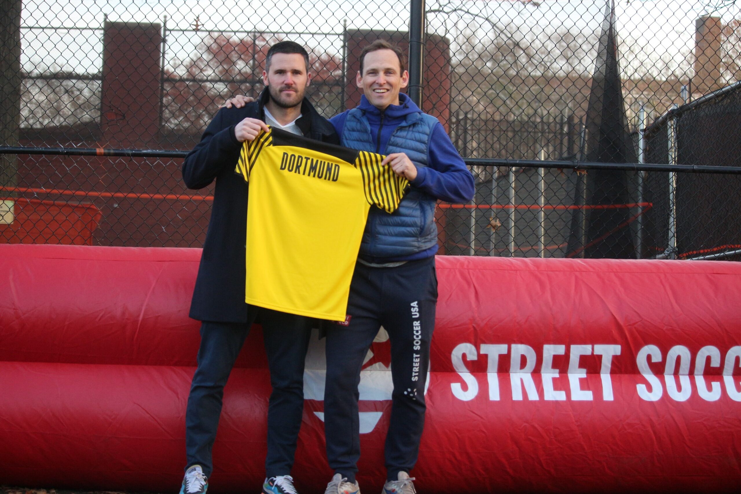 Global Soccer Power Borussia Dortmund and National Nonprofit Street Soccer USA Unite.